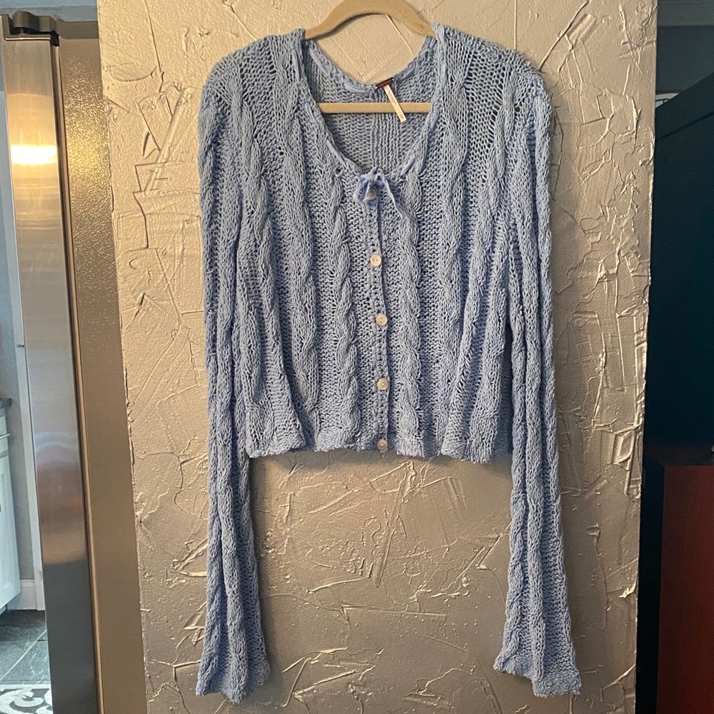 Few People Light Blue Cardigan - Picture 3 of 8